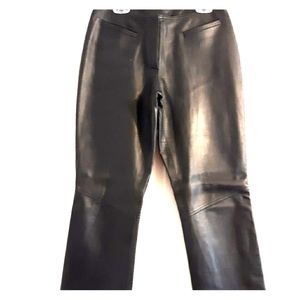 Black Leather Pants
